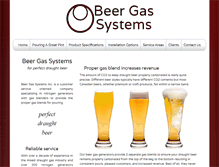 Tablet Screenshot of beergassystems.com